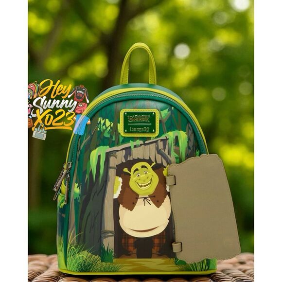 Loungefly DreamWorks Shrek Outhouse Moving Door Mini Backpack main image 4